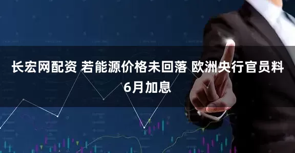 长宏网配资 若能源价格未回落 欧洲央行官员料6月加息